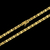 Corrente piastrini banhada à ouro 18k, da marca Dezoitok Joias.
