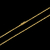 Corrente cordão baiano banhada à ouro 18k, da marca Dezoitok Joias.