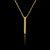 Corrente veneziana com pingente personalizável banhado à ouro 18K, da marca Dezoitok Joias.