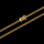 CORRENTE GRUMET LACRAIA FECHO ESPECIAL NOSSA SENHORA (6mm) - 60cm ou 70cm - BANHADO A OURO 18K