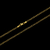 CORRENTE GRUMET FECHO TRADICIONAL (2mm) - 50cm. 60cm ou 70cm - BANHADO A OURO 18K