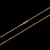 Corrente elo chapado banhada à ouro 18k, da marca Dezoitok Joias.