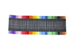Caneta aquarelavel DualTip 48 cores - comprar online