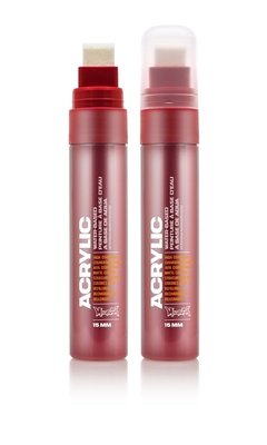 MARCADOR ACRILICO 15mm SHOCK BLOOD RED LIGHT