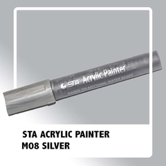 ACRYLIC PAINTER M08 SILVER