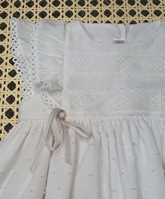 Vestido Infantil - Poesia - off white- 100% Algodão - comprar online