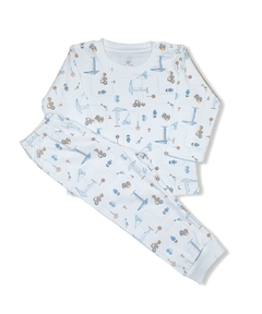 Pijama Infantil Longo- 100% Pima - Construção
