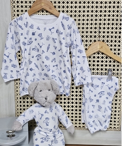 Pijama Infantil - Algodão Pima - Vintage Toys - comprar online