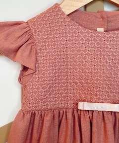 Vestido Infantil Milena - Rose Vintage - Barrado Bordado - comprar online