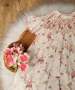 Vestido Batinha Casinha de abelha - Floral Rosas - comprar online