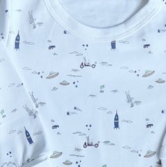 Pijama Longo- 100% Pima - Space Bunny - comprar online