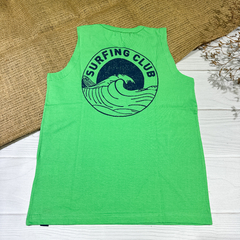 remera s/m jr surf verde beach en internet