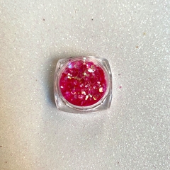 Glitter Flocado Luxo - Rosa Chiclete