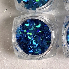Glitter Deluxe Azul - Lua