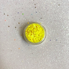 Glitter Flocado - Amarelo Abacaxi