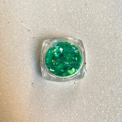 Glitter Flocado Luxo - Verde Água