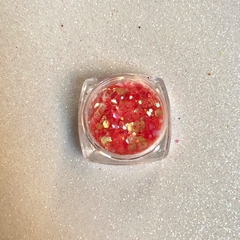Glitter Flocado Luxo - Rosa Chá