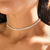 Choker Riviera Navetes Prateado - comprar online