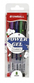 Boligrafo Simball Power Gel Clasico pack x 5