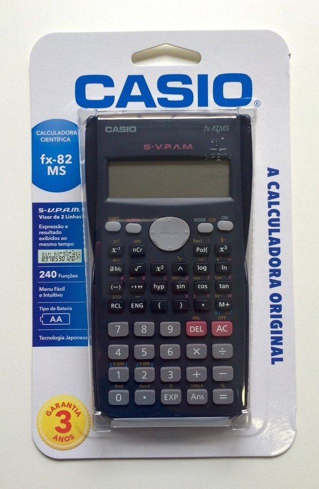 Calculadora Casio Fx82 Ms Cientifica - Libreria Lerma