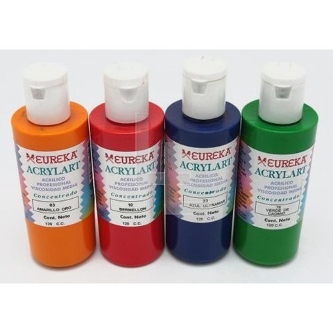 Pintura acrílica metalizada - Oro intenso - 100 ml