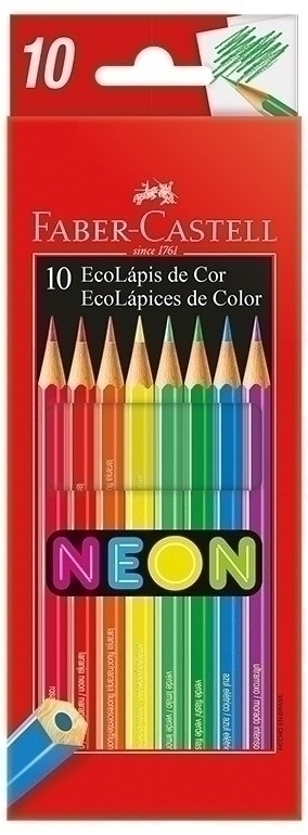 Lapices De Colores Neon/Pastel X 12 FABER CASTELL