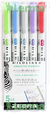 Marcadores ZEBRA Mildliner Creative Marker x5