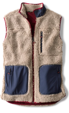 Sherpa Woven Contrast Vest