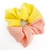 Scrunchie bicolor amarilla & rosa