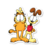 Garfield® Pack 5 Stickers en internet