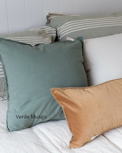 Pack x3 lisos de tusor (3 almohadones lisos) 1 de 40x60cm y 2 en 50x50cm - tienda online