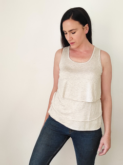 Musculosa Tulipan Beige