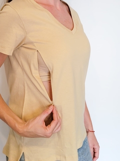 Remera Juana Beige