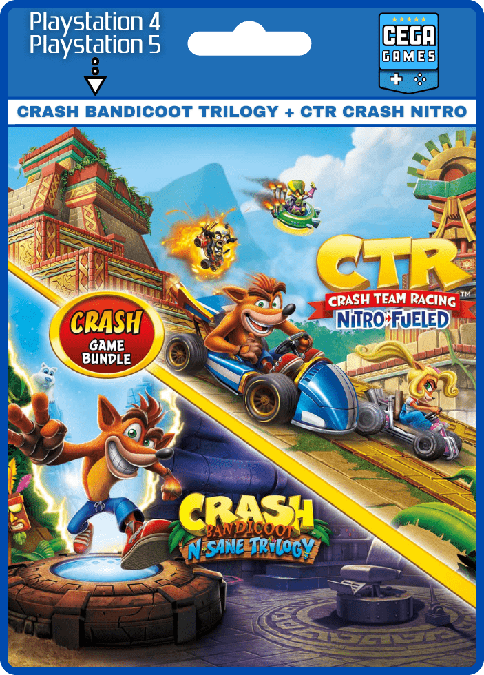 Crash Bandicoot N Sane Trilogy PS4, Juegos Digitales Brasil