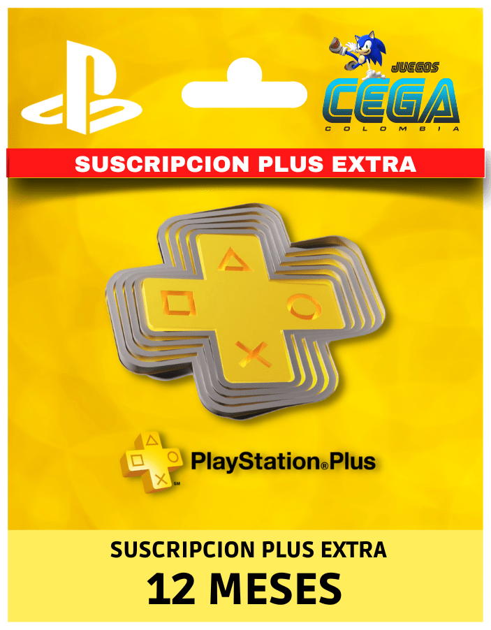 ▷ Suscripción plus Extra 12 meses para PS4 y Ps5