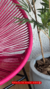 Cadeira Acapulco Pink - Fibra Sintética - H&H Decor