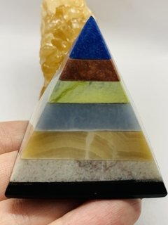 Pirâmide Sete Cristais de Cura - CristalMagia