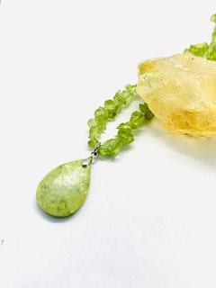 Colar Peridoto e Serpentinita - loja online