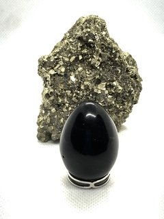 Yoni Egg - Ovo de Obsidiana Dourada - CristalMagia
