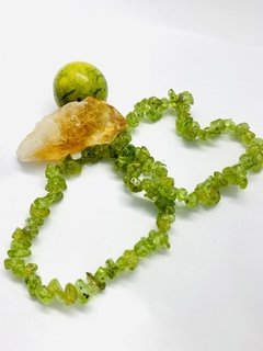 Pulseira Peridoto Cascalho