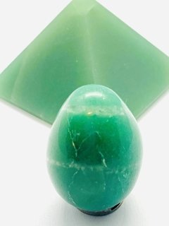 Yoni Egg Aventurina (Quartzo Verde) 47g - CristalMagia