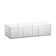 Organizador empilhável 32x11,5x8cm cristal cod.838