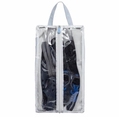 Bolsa porta sapato/tennis tnt+nylon+pvc Tam P 35x21 Br cod.521489 - Alfa Produtos