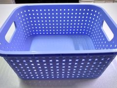 Caixa Organizador Rattan Pequeno Com Tampa Baby Azul cod. 062/b-az - comprar online