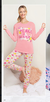 *LENCATEX* 22300 Pijama de jersey peace (22300LEN) - comprar online