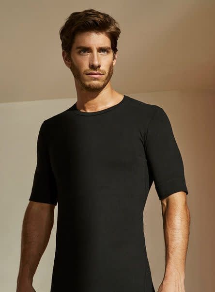 XY 4100 CAMISETA ALGODON Y LYCRA MANGA CORTA CUELLO REDONDO 4100XY
