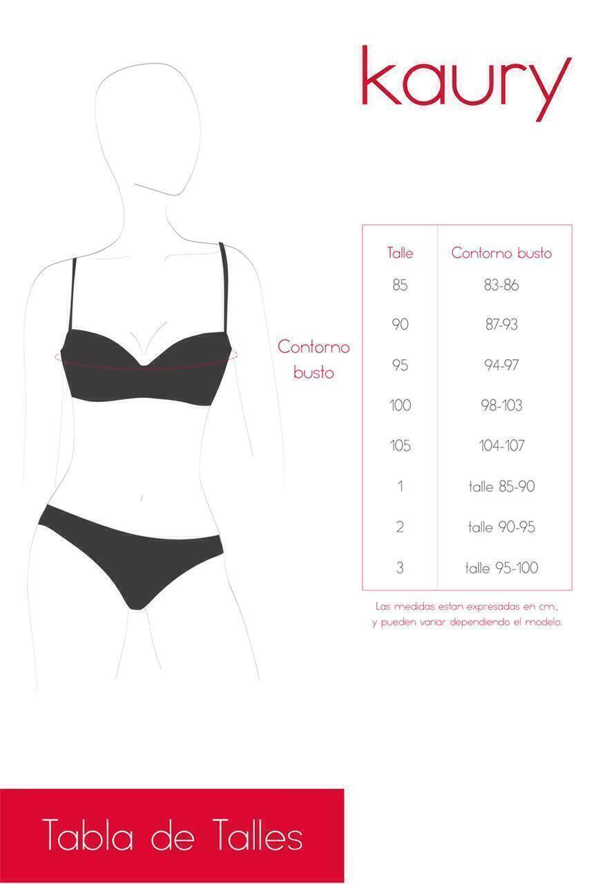KAURY 8175 CONJ SOFT PUNTILLA C ELAST PERS C LESS 8175KAU