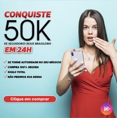 50K Cinquenta Mil Seguidores Brasileiros - comprar online