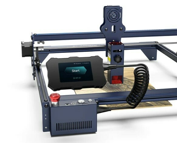 Máquina de grabado láser CNC de 40 W, área de grabado 410x400 mm