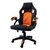 Silla Gamer NARANJA Y NEGRO / Altura ajustable - soporte lumbar - alta calidad